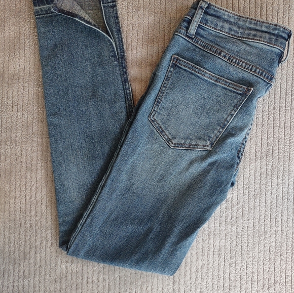 Free People Jeans-Split Cuff euc, 25 - Picture 1 of 14